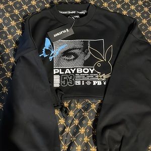 NWT Playboy cropped crewneck OPEN TO OFFERS
